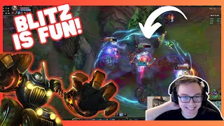 BLITZCRANK TOP  Thebausffs Blitz Top Gameplay [upl. by Yesdnil95]