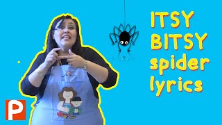 eensy weensy spider lyrics movement amp action songs for preschoolers amp kindergarten [upl. by Tteltrab]