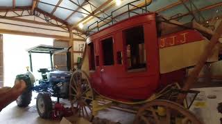 Man Builds His Own STAGE COACH and CASKET [upl. by Enimisaj]