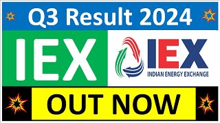 IEX Q3 results 2024  IEX results today  Indian Energy Exchange Share News  IEX Share latest news [upl. by Anirroc]