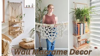 quotChic Wall Macramé Decor Ideas BohoInspired Designs for Every Roomquot [upl. by Savdeep623]