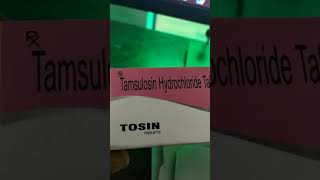 Tab Tamsulosin HCl 04 mgTosin [upl. by Nylloh]