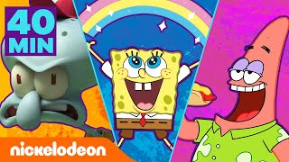 SpongeBob Koralowy obóz i Patryk Rozgwiazda Show  Godzina kultowych momentów  Nickelodeon Polska [upl. by Nysila]