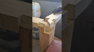 Create a Strong Beam Joints howto tutorial woodworking shorts tips diy [upl. by Annayat]