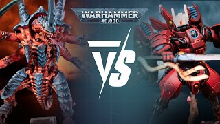 Warhammer 40k 10th Edition Live 2000pts Battle Report Tyranids Vs Tau [upl. by Maloney]