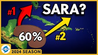 Sara could be a dangerous cyclone Flooding expected for the Caribbean and Central America [upl. by Anirtac]