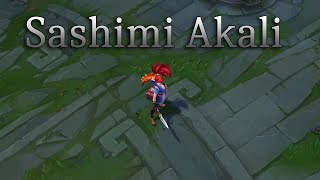 Sashimi Akali 2020 SkinSpotlight  League of Legends [upl. by Yevre]