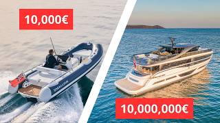 Yacht à 10000€ vs Yacht à 10000000€ [upl. by Benton]