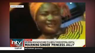 Kenyans mourn popular Dunia Mbaya singer Princess Jully [upl. by Hamner]