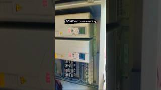 30 HP VFD panel power waring samapt electrical viralvideo [upl. by Ytteb240]