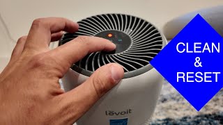 How to clean Levoit Air Filter AND Reset the Red Light [upl. by Kane]