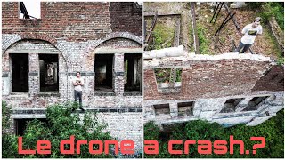 URBEX  On survole en Drone des ruines dun ancien site industriel [upl. by Awhsoj]