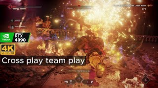 Cross play great team SPACE MARINE 2  RTX 4090  4k [upl. by Novled]