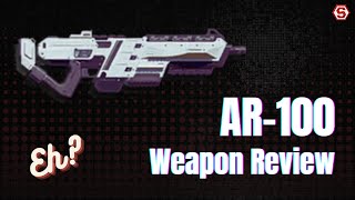 AR100 NSO Assault Rifle Weapon Review [upl. by Anitsyrhc626]