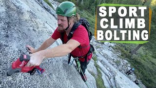 How to Bolt a Sport Climb  Ground Up [upl. by Ahsets]