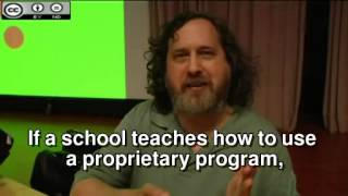 Richard Stallman speak spanish [upl. by Ellicul]