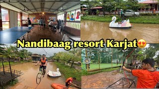 Nandibaag Resort Karjat😍 Sai vloggs [upl. by Nnylyaj]