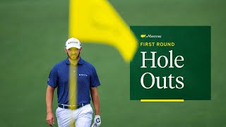 Every Hole Out From The 2024 First Round  The Masters [upl. by Eadith5]