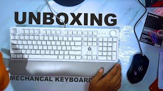 UNBOXING OF FANTECH MAXPOWER MK853 MECHANICAL GAMING KEYBOARD [upl. by Nnairahs735]