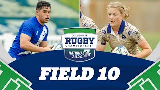 2024 Collegiate Rugby Championship  Field 10  Day 2  Session 1 [upl. by Aicemed]