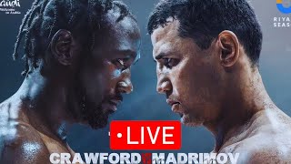 Crawford vs Madrimov Full Fight Card Commentary amp Live Watch Party [upl. by Cirtap]