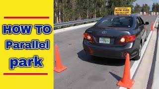 HOW TO PARALLEL PARKPASS DRIVING TESTAUTO TIPS [upl. by Hairahcaz480]