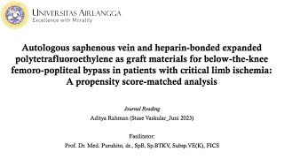 A propensity scorematched analysis [upl. by Yrro108]