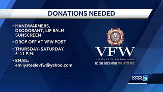 Beaverdale VFW hosts supply drive for homeless veterans [upl. by Kohn]