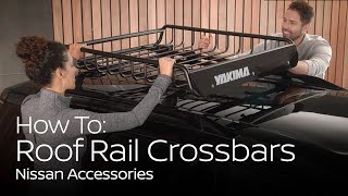 How To Crossbars amp Roof Rack  2023 Nissan Accessories [upl. by Clayberg]