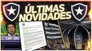 ⚠️BOTAFOGO X ATLÉTICOMG INDEFINIDO STJD INTERDITA ARENA MRV  GALO VAI RECORRER  CALENDÁRIO CBF [upl. by Dusza661]