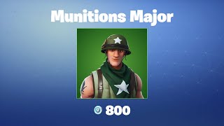 Munitions Major  Fortnite OutfitSkin [upl. by Fokos]