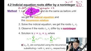 542 Indicial roots differ by a noninteger Mathematics for Engineering 3 [upl. by Kelcey490]