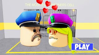 NEW UPDATE  BIG HEAD BARRYS FALL IN LOVE BIG HEAD POLICE GIRL PRISON RUN WALKTHROUGH GAMEPLAY [upl. by Nevarc]