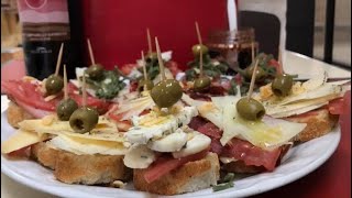 COMO PREPARAR MONTADITOS O TAPAS ESPAÑOLAS How to prepare spanish mounts [upl. by Amersham]