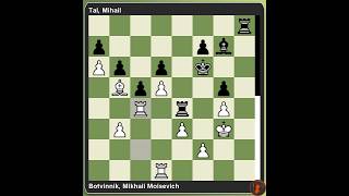 Mikhail Botvinnik vs Mikhail Tal  GAME 2  Titans Duel at the 1960 WCC mikhailtal [upl. by Clo894]