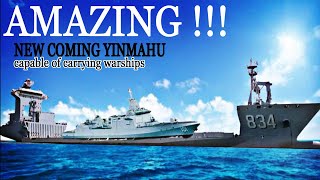 China is testing the Yinmahu the largest semisubmersible ship capable of transporting warships [upl. by Bonnes]