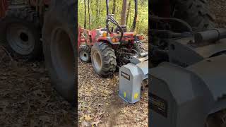 Never Seen This Compact Tractor with Forestry Mulcher [upl. by Mclyman]