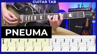 TOOL  Pneuma  Guitar Cover with Guitar Tabs [upl. by Aleda]