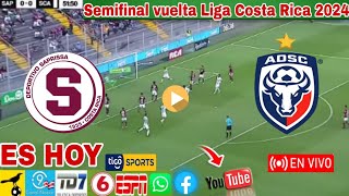 Saprissa vs San Carlos en vivo donde ver a que hora juega Saprissa vs San Carlos Semifinal 2024 [upl. by Berl]