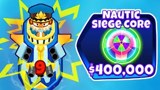 NEW 555 SUBMARINE Paragon  The Nautic Siege Core Bloons TD 6 [upl. by Ahael121]