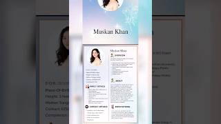 Marriage Biodata For Girls And Boys marriagebiodata marriage biodata [upl. by Kcirdez713]