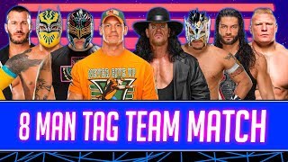 Rey Mysterio amp John Cena amp Sin Cara amp Randy Orton vs Kalisto amp Lesnar amp Roman Reigns amp Undertaker [upl. by Craggie179]