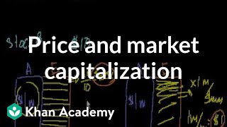 Price and market capitalization  Stocks and bonds  Finance amp Capital Markets  Khan Academy [upl. by Utica]