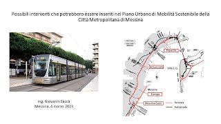 Attraversamento stabile dello Stretto e interventi a corredo inseribili nel PUMS di Messina [upl. by Elleirua]