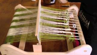 Simple warping for a Rigid Heddle loom [upl. by Herta]