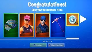 NEW HOW TO GET FREE FOUNDERS PACK REWARDS IN FORTNITE [upl. by Odnuges]