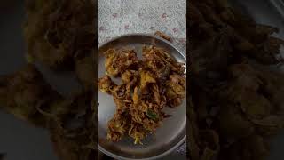 eating onion pakodi Evening snack [upl. by Amliv326]