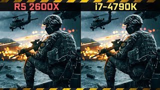 Battlefield 5 Ryzen 5 2600X vs i74790K FPS Gaming Comparison GeForce RTX 2060 [upl. by Nwahsan463]