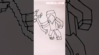 Drawing of minecraft entity 303 minecraftshorts entity303 drawing [upl. by Chud278]