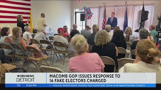 Macomb County GOP leaders respond to Michigan AG charging 16 people with election fraud [upl. by Ivah685]